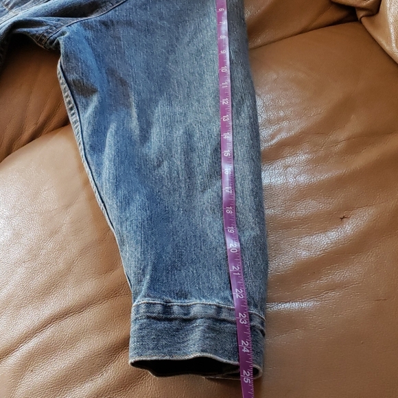 Anchor blue denim jacket size Large - Picture 15 of 16